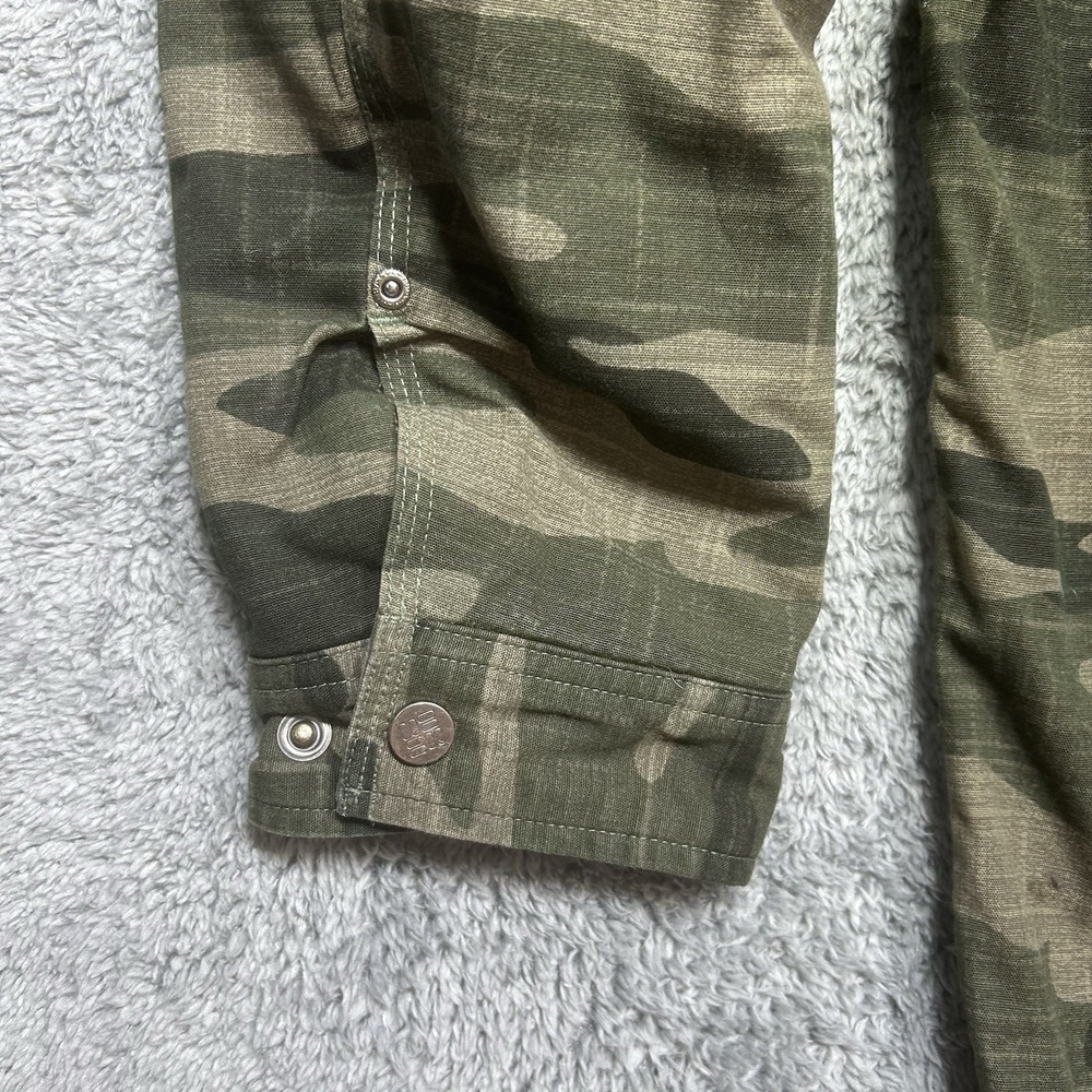 Columbia Loma Vista Hooded Jacket Mens L‎ Camo Camouflage Hunting *TINY HOLES - Picture 11 of 16